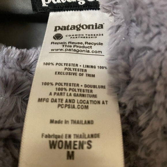 Womens Patagonia Pelage jacket Gray Medium - Picture 2 of 4